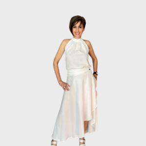 Rene Wrap Skirt (Salt & Air)